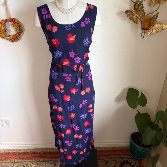 Vintage Dresses & Skirts - 90s Vintage Floral Maxi Dress